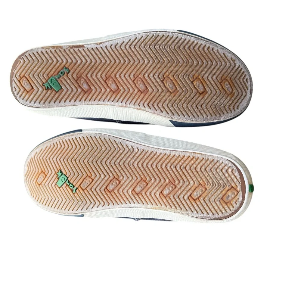 Sanuk Vagabond Sidewalk Surfers Slip On Loafers Men’s‎ Size 8 Navy Canvas